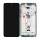 Schermo per Xiaomi Redmi Note 8 Pro, Vetro touch con cornice, Forest Green, 56000400G700, 56000C00G700, Genuine Service Pack