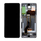 Schermo per Samsung S20 Plus G985F, Cosmic Gray, Vetro touch con cornice, GH82-22134E, GH82-22145E, Genuine Service Pack