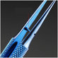 Pinzetta in lega di titanio con testa curva 0,1 mm per ponticelli di precisione, 2UUL BlueT