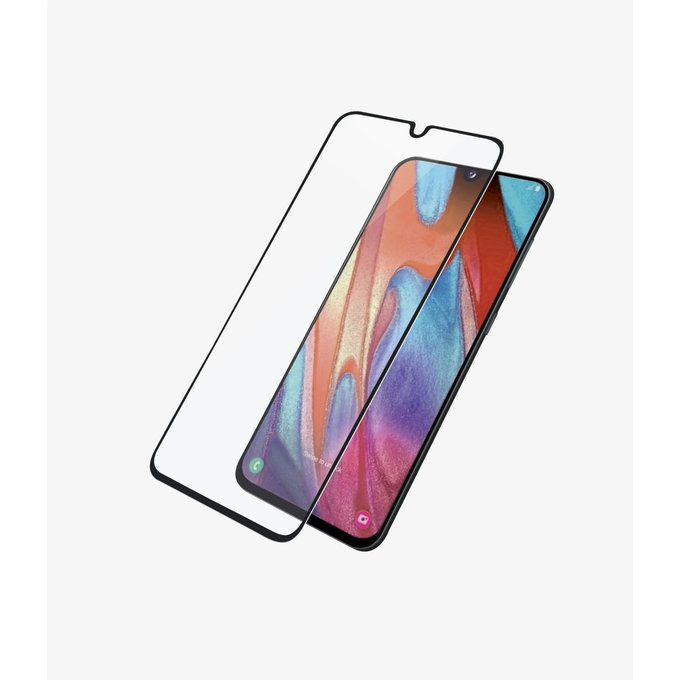Vetro temperato Case Friendly per Samsung A41, Black, PanzerGlass