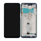 Schermo per Xiaomi Redmi Note 9 Pro, Aurora Blue, Vetro touch con cornice, 560005J6B200, Genuine Service Pack