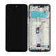 Schermo per Xiaomi Redmi Note 9 Pro, Glacier White, Vetro touch con cornice, 560002J6B200, Genuine Service Pack