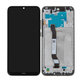 Schermo per Xiaomi Redmi Note 8, Space Black, Vetro touch con cornice, 5600050C3J00, Genuine Service Pack