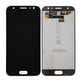 Schermo OLED per Samsung J3 J330F (2017), Black, Vetro touch senza cornice