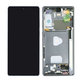 Schermo per Samsung Note 20 N980B, Mystic Gray, Vetro touch con cornice, GH82-23495A, GH82-23733A, Genuine Service Pack