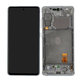 Schermo per Samsung S20 FE G780F, Cloud White, Vetro touch con cornice, GH82-24220B, GH82-24219B, GH82-31328B, GH82-31329B, Genuine Service Pack