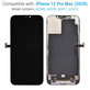 Schermo per iPhone 12 Pro Max, Vetro touch con cornice, Refurbished