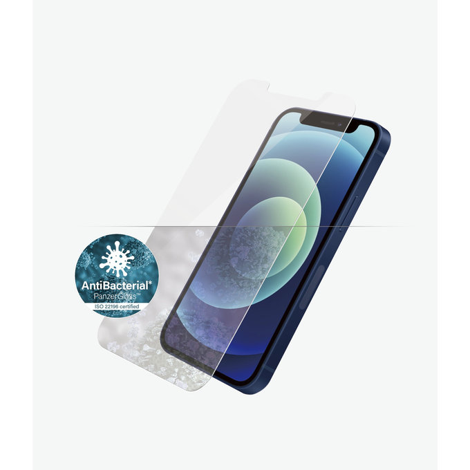 Vetro temperato Steard Fit AB per iPhone 12 mini, Transparent, PanzerGlass