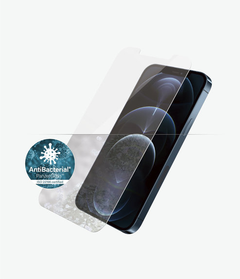 Vetro temperato Steard Fit AB per iPhone 12 Pro Max, Transparent, PanzerGlass