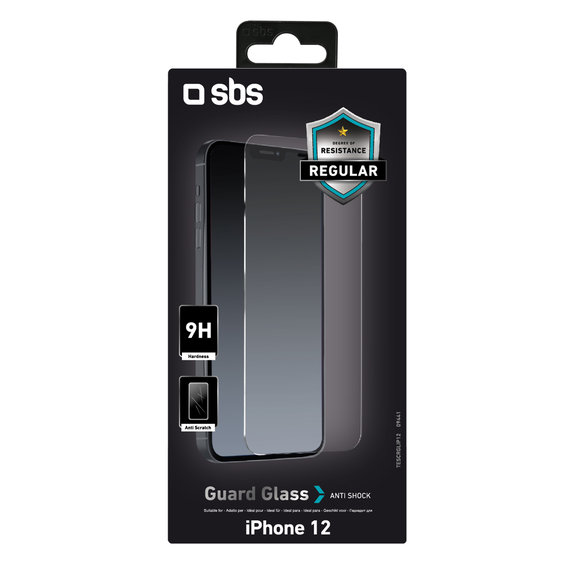 Vetro temperato per iPhone 12 mini, Transparent, SBS