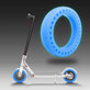 Pneumatico tubeless pieno resistente per Xiaomi Mi Electric Scooter 1S, 2, M365, Essential, Pro, Pro 2, Blu fluorescente