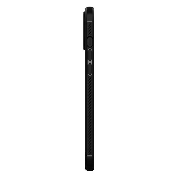 Custodia Rugged Armor per iPhone 12, 12 Pro, Black, Spigen