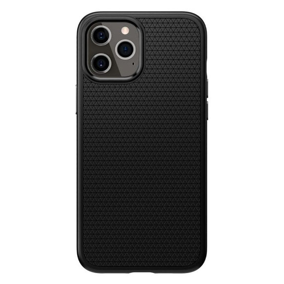Custodia Liquid Air per iPhone 12, 12 Pro, Black, Spigen