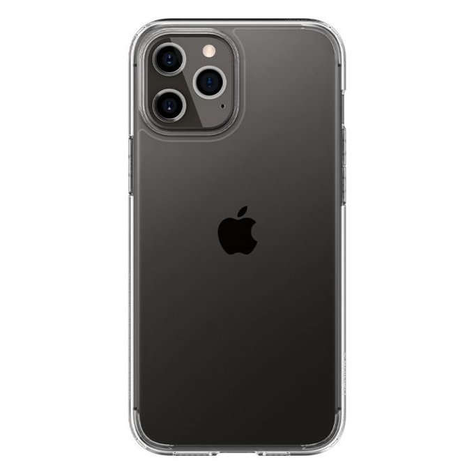 Custodia Ultra Hybrid per iPhone 12, 12 Pro, Transparent, Spigen