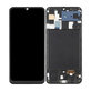 Schermo OLED per Samsung A50 A505F, Black, Vetro touch con cornice