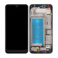 Schermo per LG Q60 X525, Blue, Vetro touch con cornice