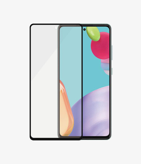 Vetro temperato Case Friendly AB per Samsung A52, A52 5G, A52s, A53 5G, Black, PanzerGlass