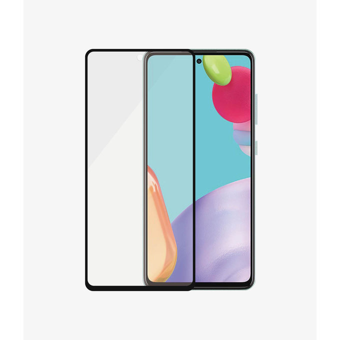 Vetro temperato Case Friendly AB per Samsung A52, A52 5G, A52s, A53 5G, Black, PanzerGlass