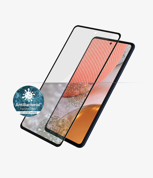 Vetro temperato Case Friendly AB per Samsung A72, Black, PanzerGlass