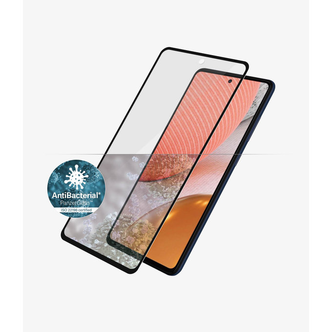 Vetro temperato Case Friendly AB per Samsung A72, Black, PanzerGlass