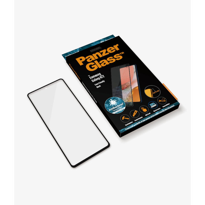Vetro temperato Case Friendly AB per Samsung A72, Black, PanzerGlass