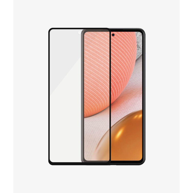 Vetro temperato Case Friendly AB per Samsung A72, Black, PanzerGlass