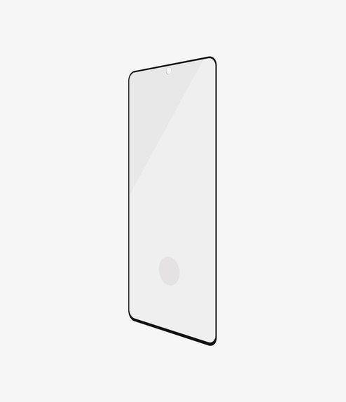 Vetro temperato Case Friendly AB per Samsung S21+, Fingerprint komp., Black, PanzerGlass