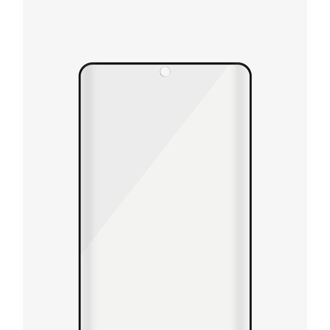Vetro temperato Case Friendly AB per Samsung S21 Ultra, Fingerprint komp., Black, PanzerGlass