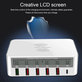 Stazione di ricarica di servizio USB con USB 3.0 e USB-C, WLX-818F