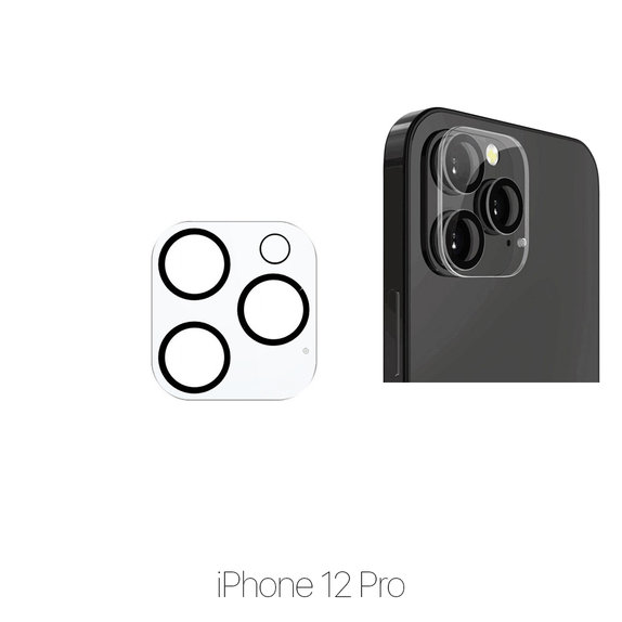 Protezione obiettivo fotocamera posteriore per iPhone 12 Pro, FixPremium