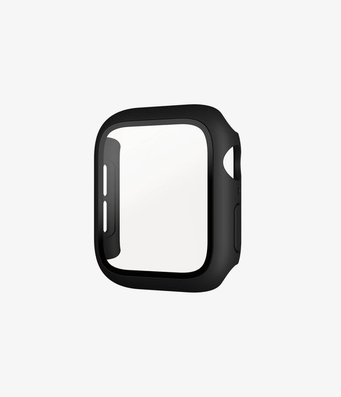 Vetro temperato Full Body AB per Apple Watch 4, 5, 6, SE (1st gen), SE (2nd gen) 44mm, Black, PanzerGlass