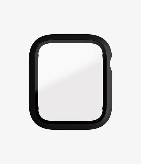 Vetro temperato Full Body AB per Apple Watch 4, 5, 6, SE (1st gen), SE (2nd gen) 44mm, Black, PanzerGlass