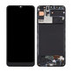 Schermo per Samsung A30s A307F, Prism Crush Black, Vetro touch con cornice