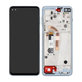 Schermo per Motorola Moto G100 XT2125, Iridescent Sky, Vetro touch con cornice, 5D68C18073, Genuine Service Pack