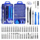 Set di cacciaviti e bit di precisione per riparazione cellulari, PC ed elettronica 115 in 1, Kingsdun