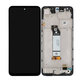 Schermo per Xiaomi Redmi Note 10 5G, Graphite Grey, Vetro touch con cornice, 5600020K1900, Genuine Service Pack