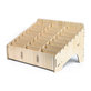 Supporto organizer universale in legno per telefoni con 24 scomparti
