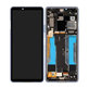 Schermo per Sony Xperia 10 III, Blue, Vetro touch con cornice, A5034094A, Genuine Service Pack