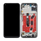 Schermo per Huawei P40 Lite, Midnight Black, Vetro touch con cornice
