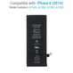 Batteria per iPhone 6, 1810mAh, FixPremium