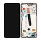 Schermo per Xiaomi Poco F3, Blue, Vetro touch con cornice, 560004K11A00, Genuine Service Pack
