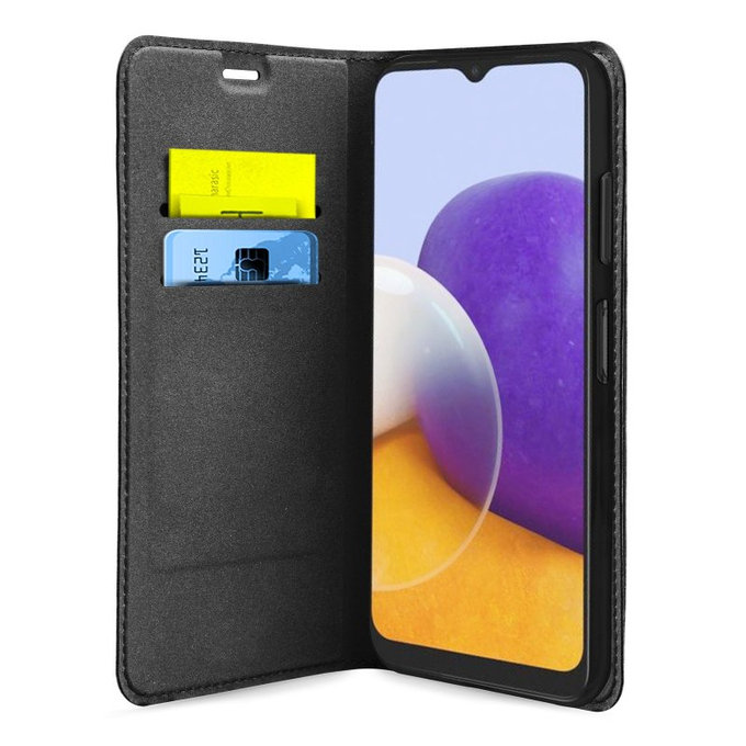 Custodia Book Wallet Lite per Samsung A22 5G, Black, SBS