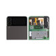 Schermo per Samsung Z Flip 3 F711B, Phantom Black, Vetro touch con cornice, External, GH97-26773A, Genuine Service Pack