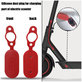 Tappo decorativo connettore di ricarica con magnete per Xiaomi Mi Electric Scooter 1S, 2 M365, Essential, Pro, Pro 2, Red