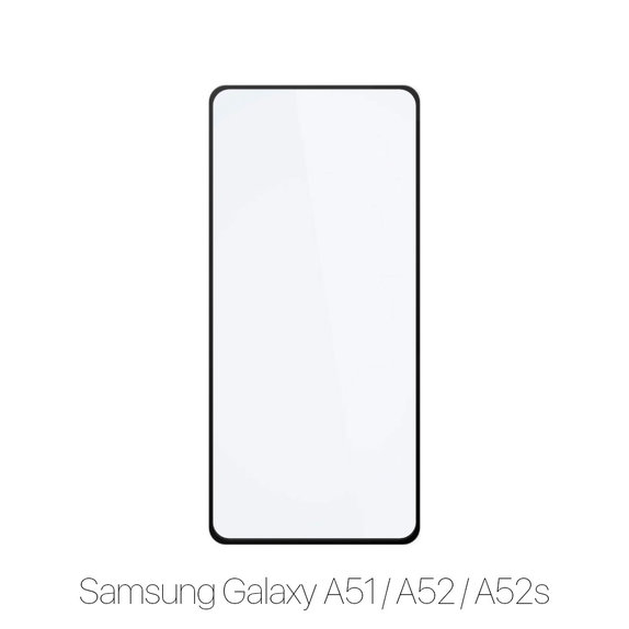 Vetro temperato FullCase per Samsung A51, A52, A52s, FixPremium