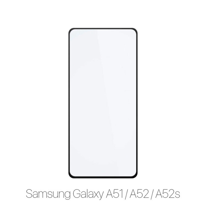 Vetro temperato FullCase per Samsung A51, A52, A52s, FixPremium