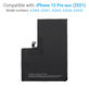 Batteria per iPhone 13 Pro Max, 4352mAh