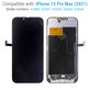 Schermo per iPhone 13 Pro Max, Vetro touch con cornice, Refurbished