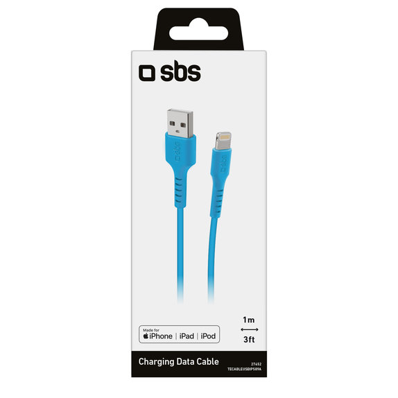Cavo da Lightning a USB 1 m, Blue, SBS