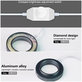 Specchio antipolvere con luce LED regolabile, Sunshine SS-033C